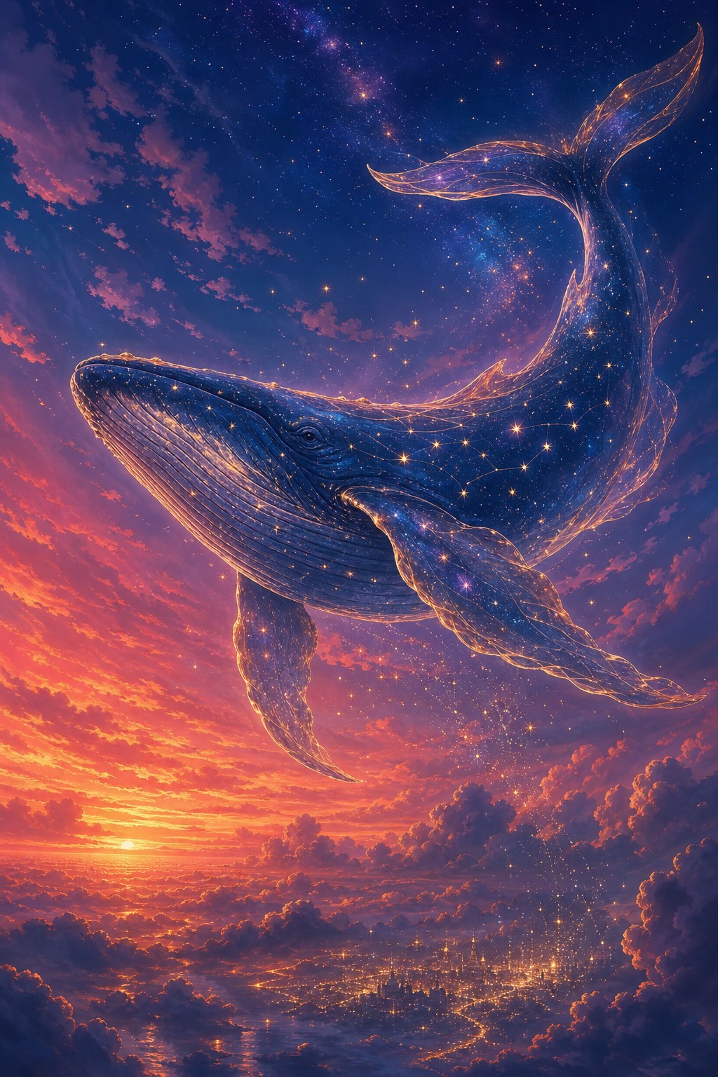 星空を泳ぐ鯨